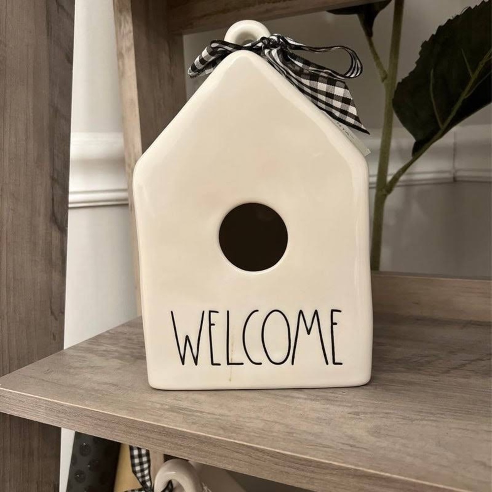 Rae Dunn WELCOME Birdhouse